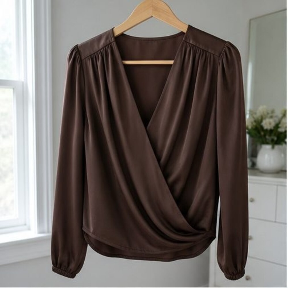 Cream Peplum Top
